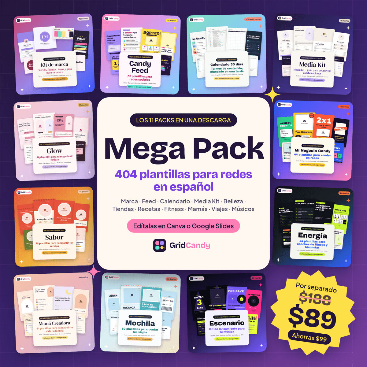 Mega Pack GridCandy